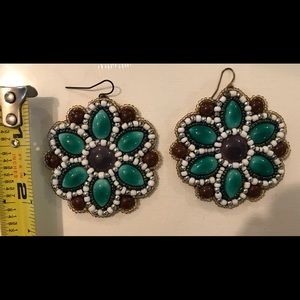 Ceramic colorful earrings